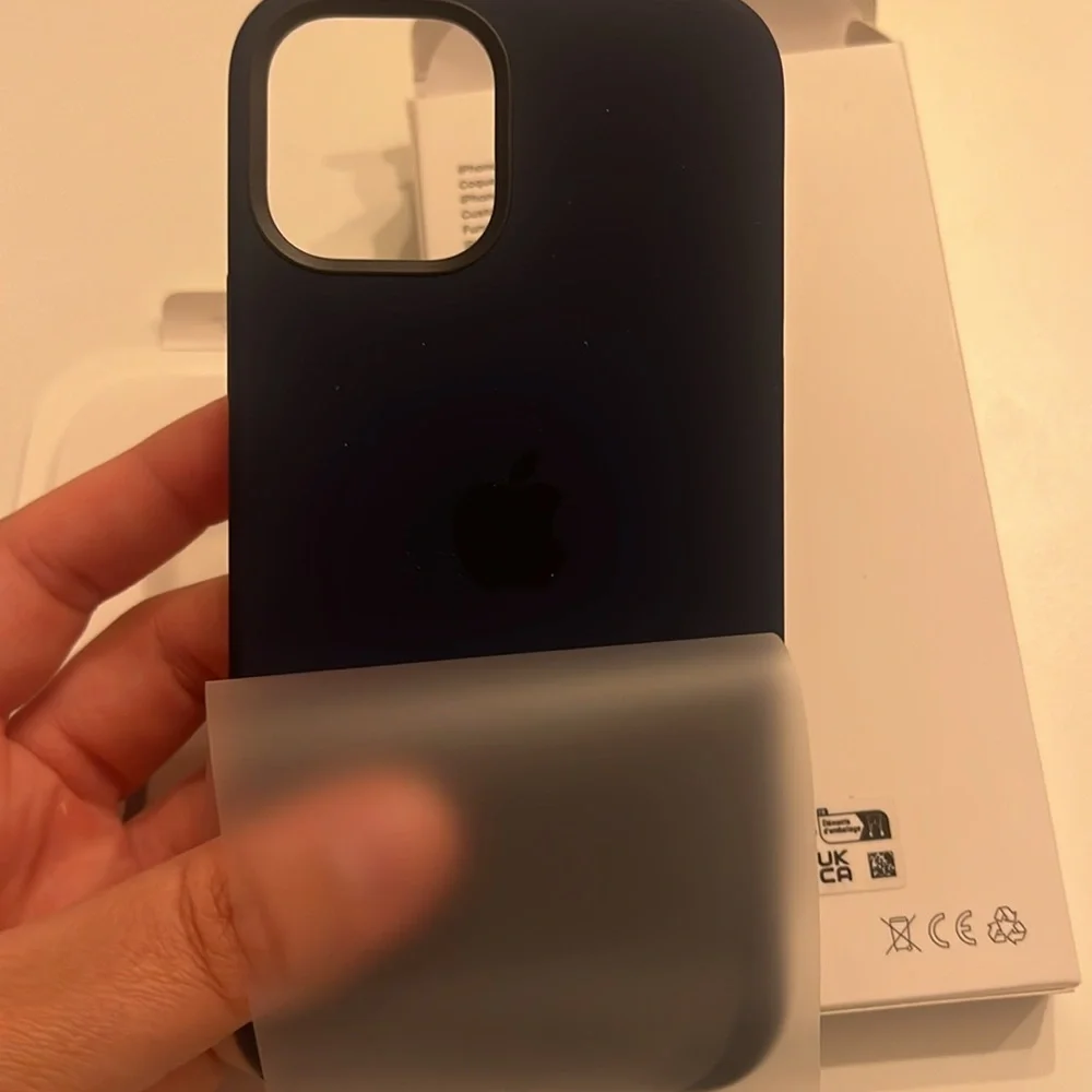 Apple Navy Blue iPhone 12 Pro Silicone Case